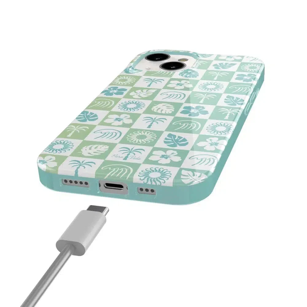 Coastal Checkers | Pura Vida Case - Bansusa
