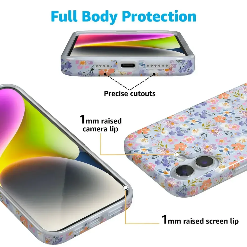 Poppy Meadows | Pastel Floral Case - Bansusa