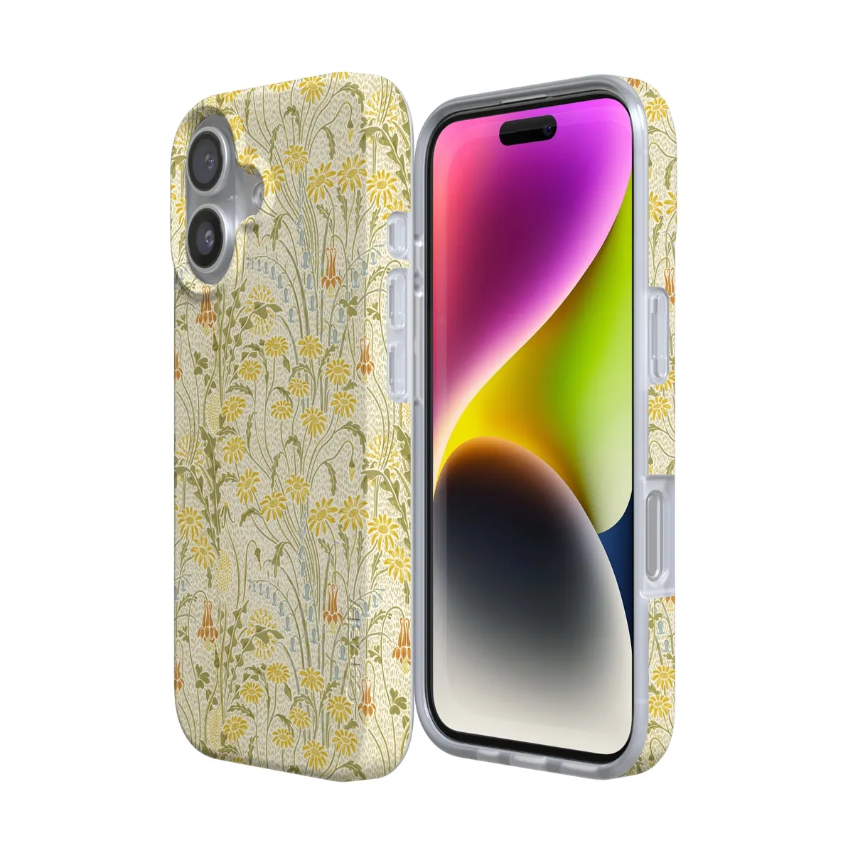 Boho Blooms | Golden Floral Case - Bansusa