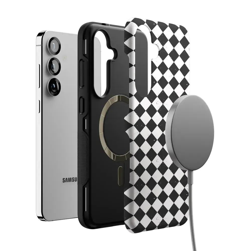 Salem's Hex | Black & White Checkered Case - Bansusa