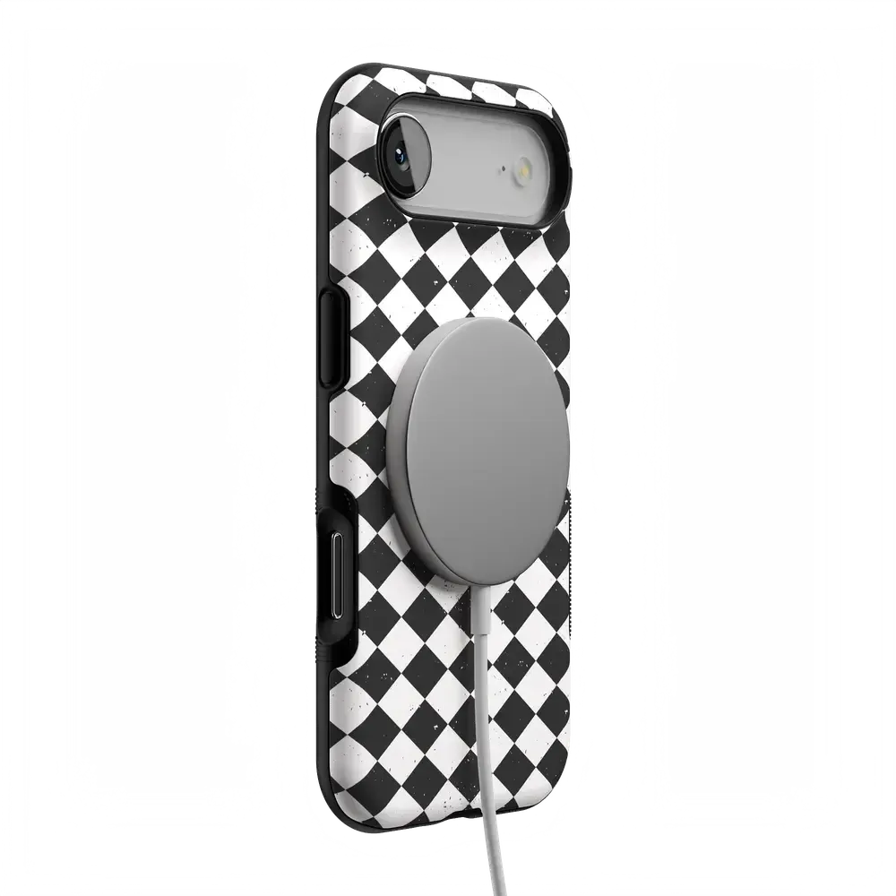 Salem's Hex | Black & White Checkered Case - Bansusa