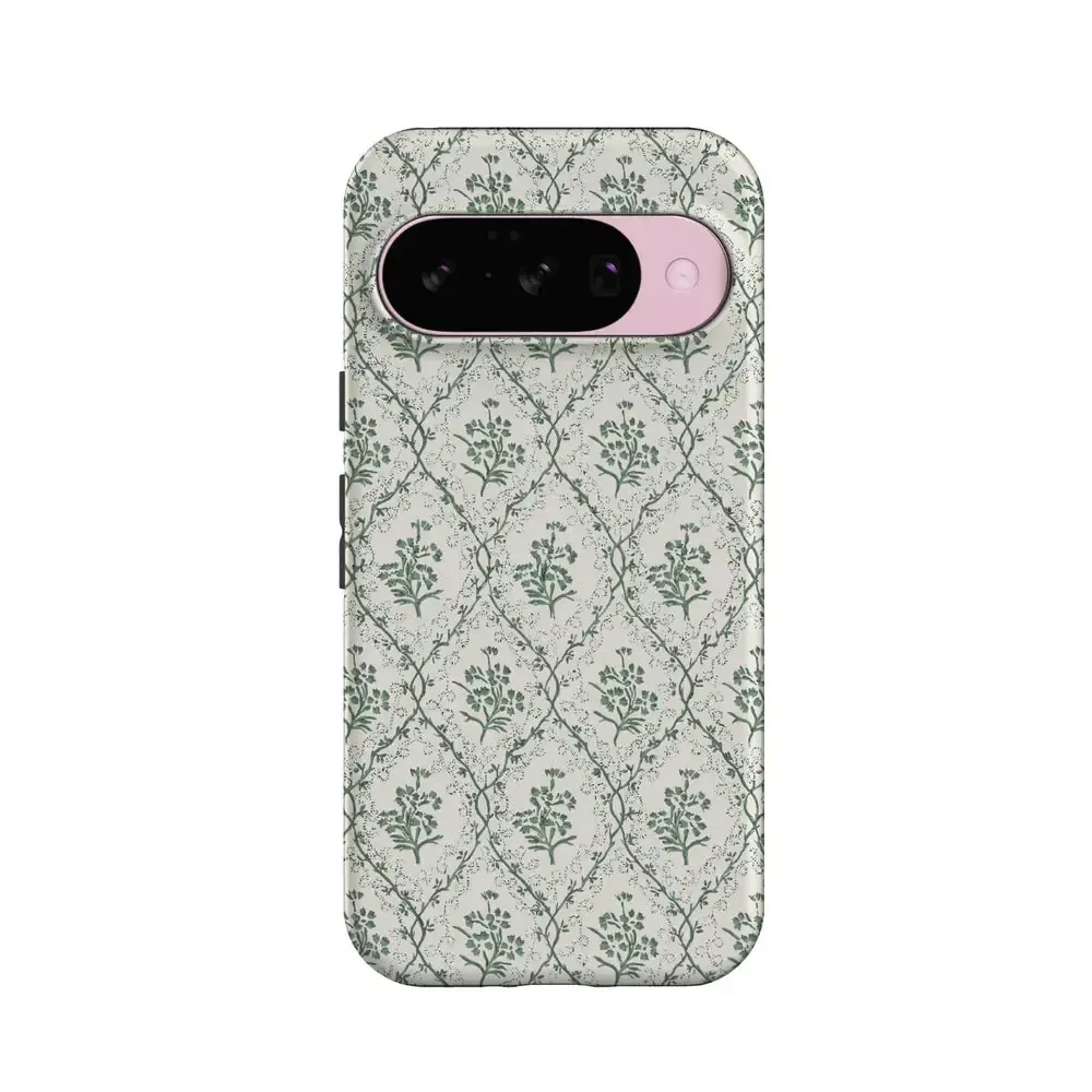 Sage Tapestry | Floral Vines Case - Bansusa