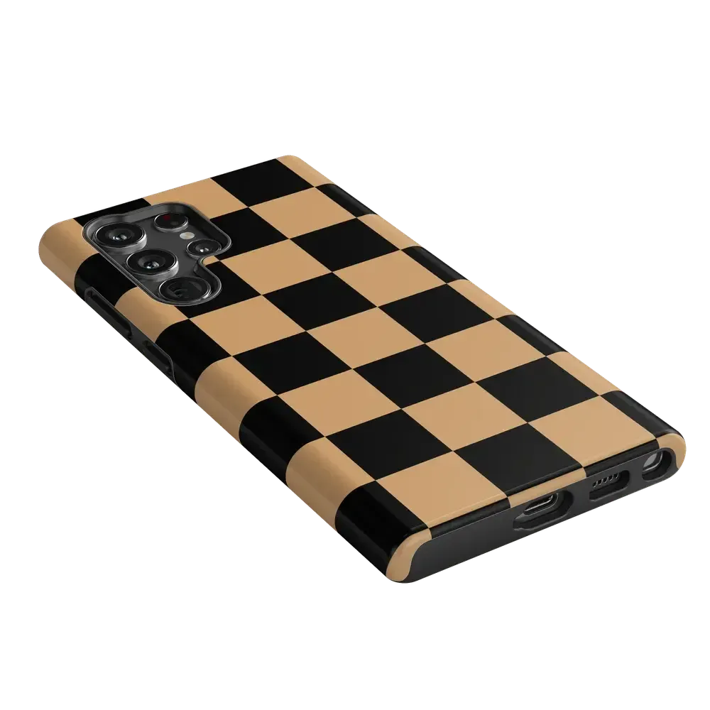 Fit Check | Black & Brown Checkerboard Case - Bansusa