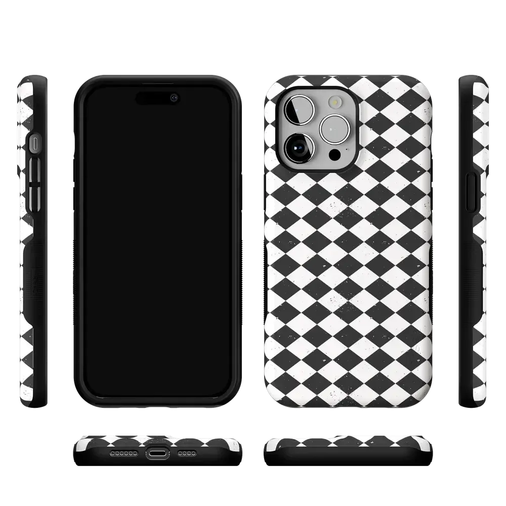 Salem's Hex | Black & White Checkered Case - Bansusa