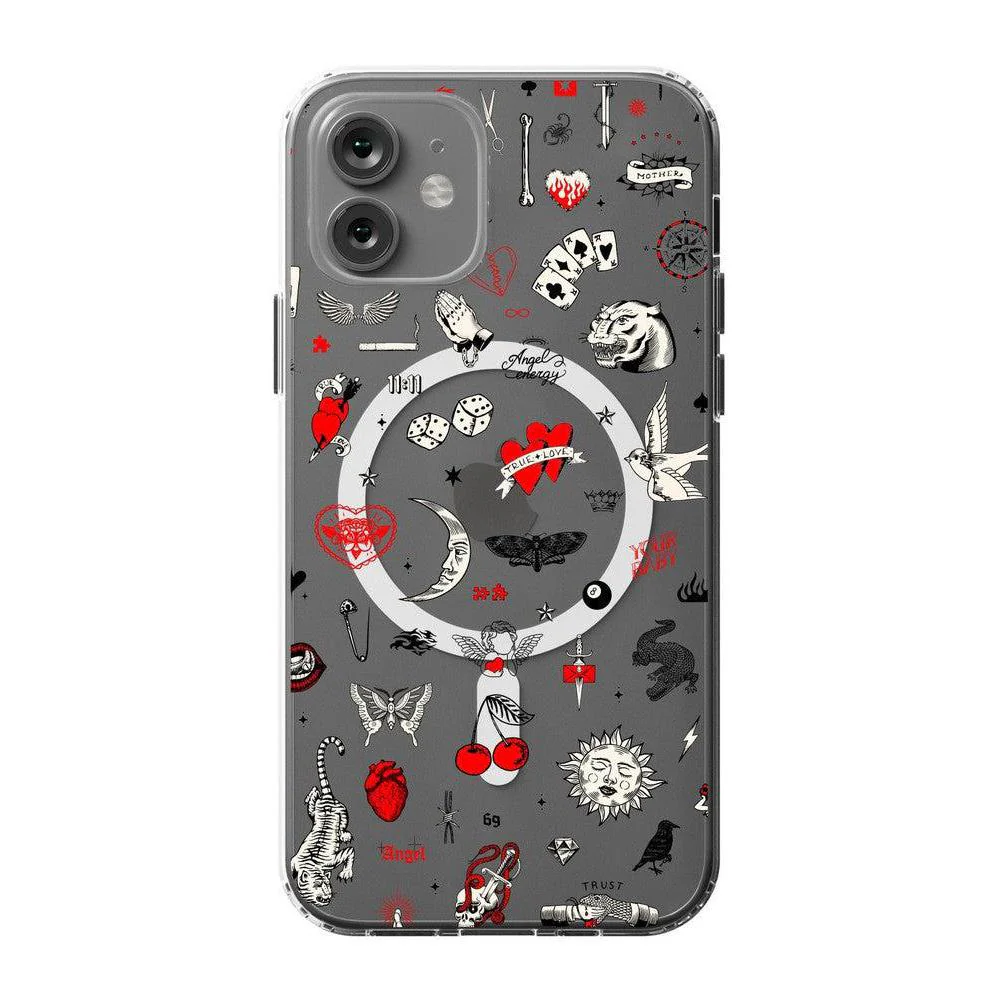 Not a Phase | Clear Flash Tattoo Case - Bansusa
