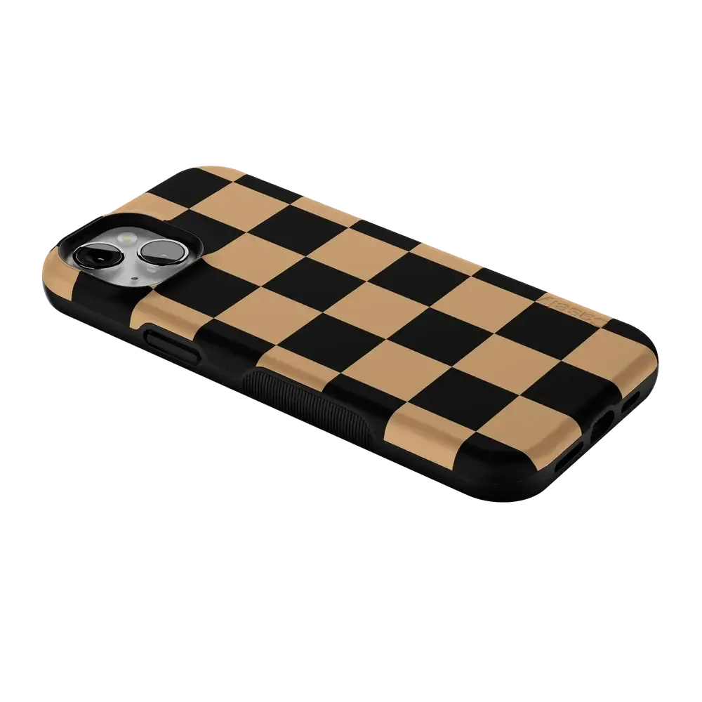 Fit Check | Black & Brown Checkerboard Case - Bansusa