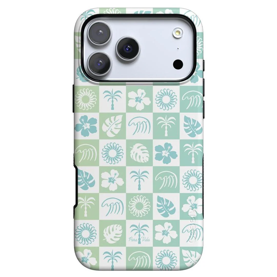 Coastal Checkers | Pura Vida Case - Bansusa