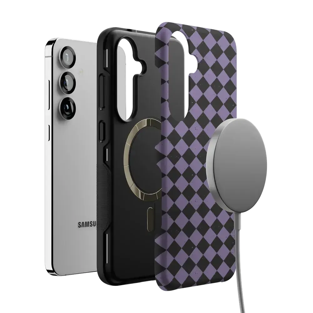 Midnight Hex | Purple Checkered Case - Bansusa