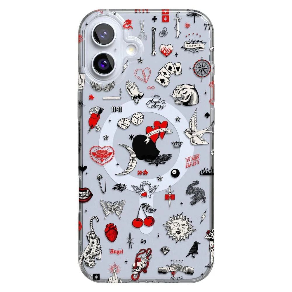 Not a Phase | Clear Flash Tattoo Case - Bansusa
