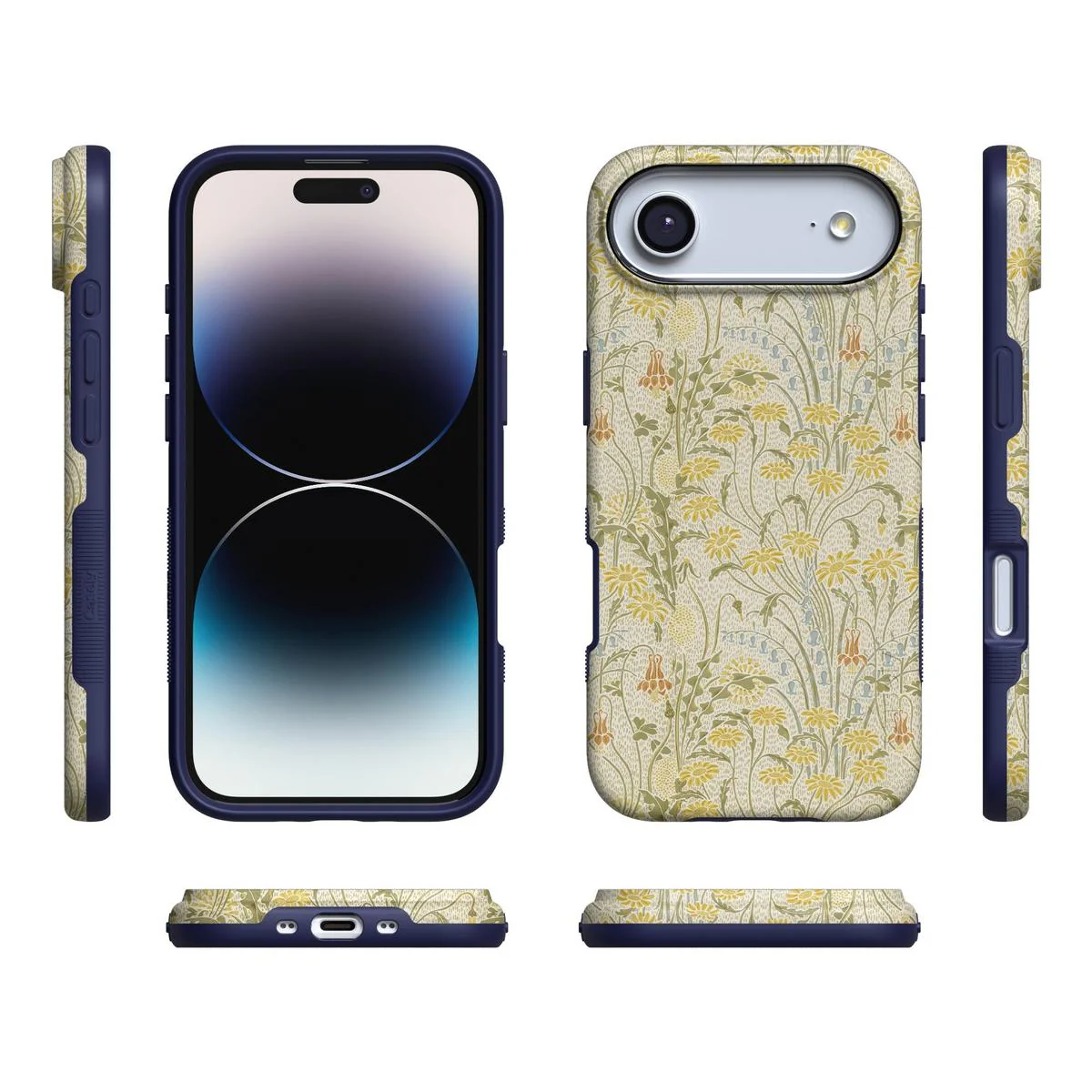 Boho Blooms | Golden Floral Case - Bansusa