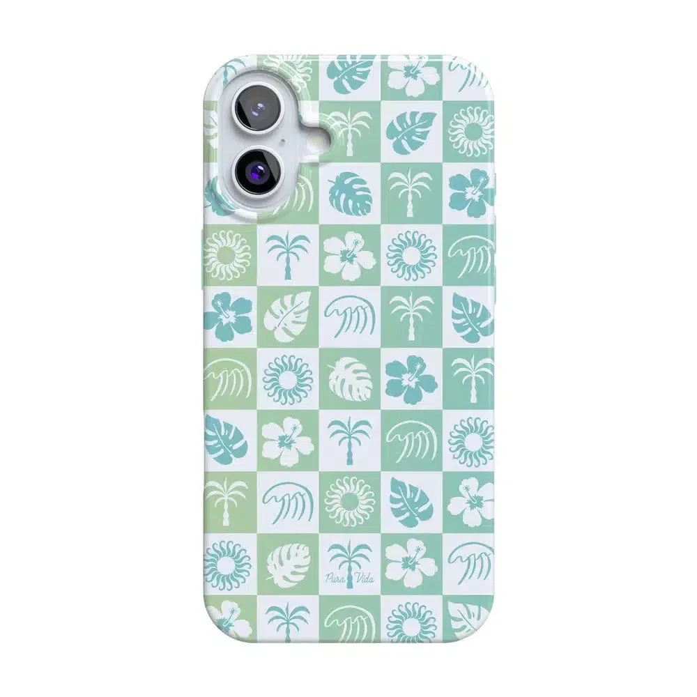 Coastal Checkers | Pura Vida Case - Bansusa