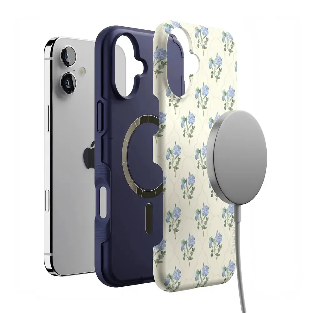 Vintage Garden | Blue Hydrangea Case - Bansusa