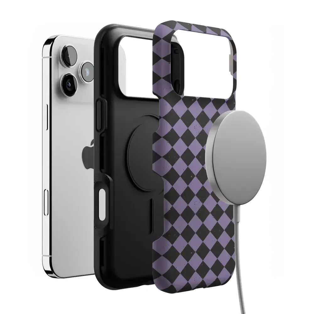 Midnight Hex | Purple Checkered Case - Bansusa