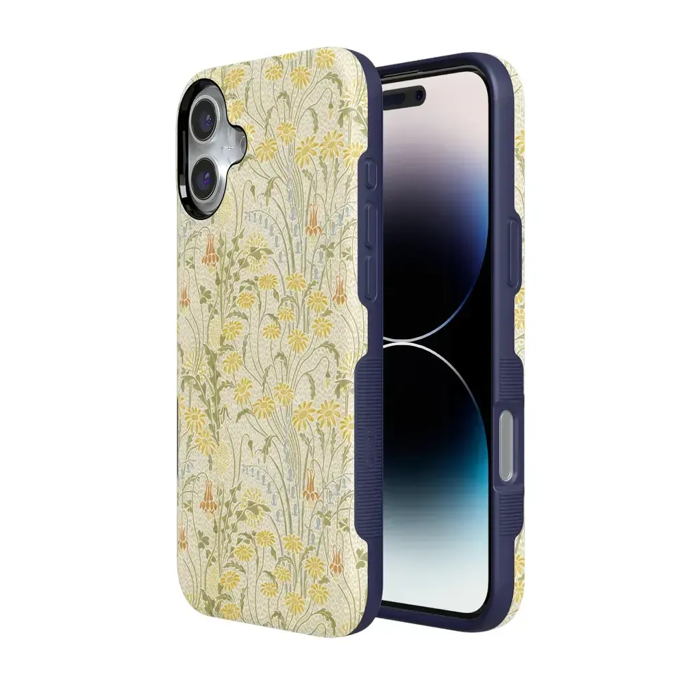 Boho Blooms | Golden Floral Case - Bansusa