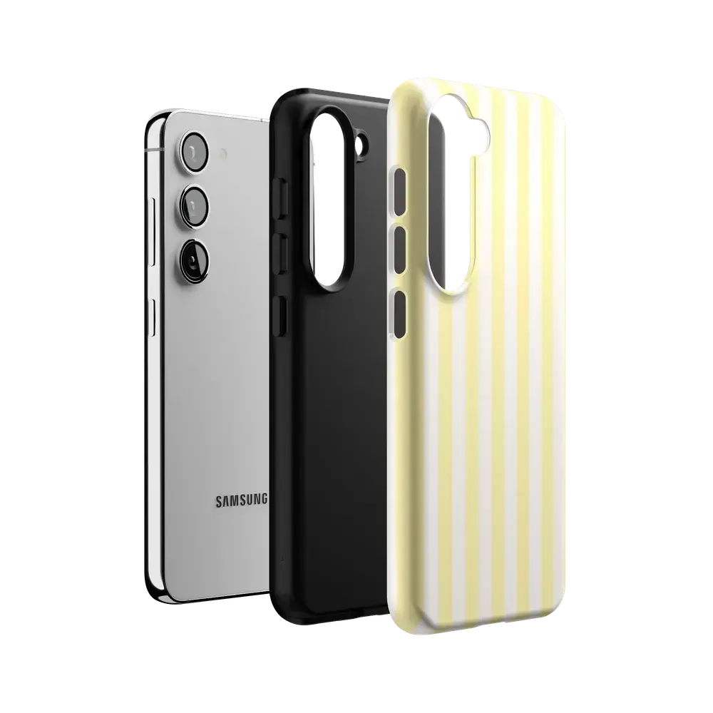 Butter Yellow Stripes | Sunday Best Case - Bansusa