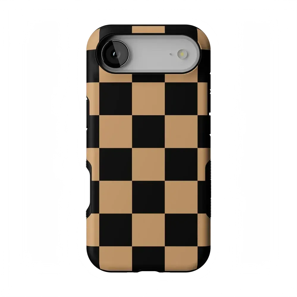 Fit Check | Black & Brown Checkerboard Case - Bansusa