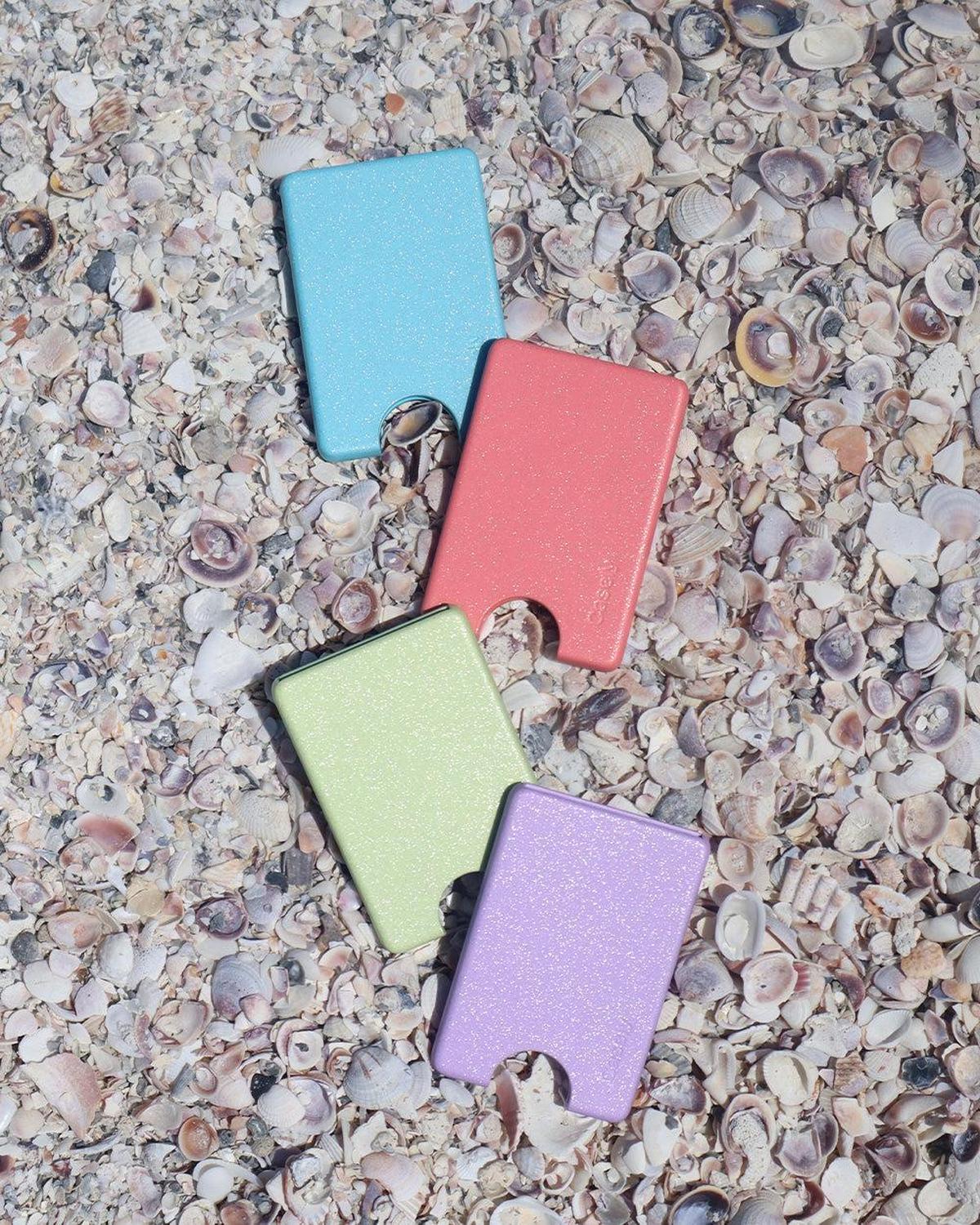 Aquamarine | Ocean Blue Shimmer MagWallet - Bansusa