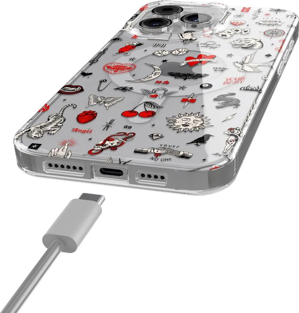 Not a Phase | Clear Flash Tattoo Case - Bansusa