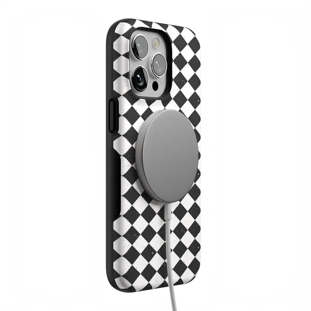 Salem's Hex | Black & White Checkered Case - Bansusa