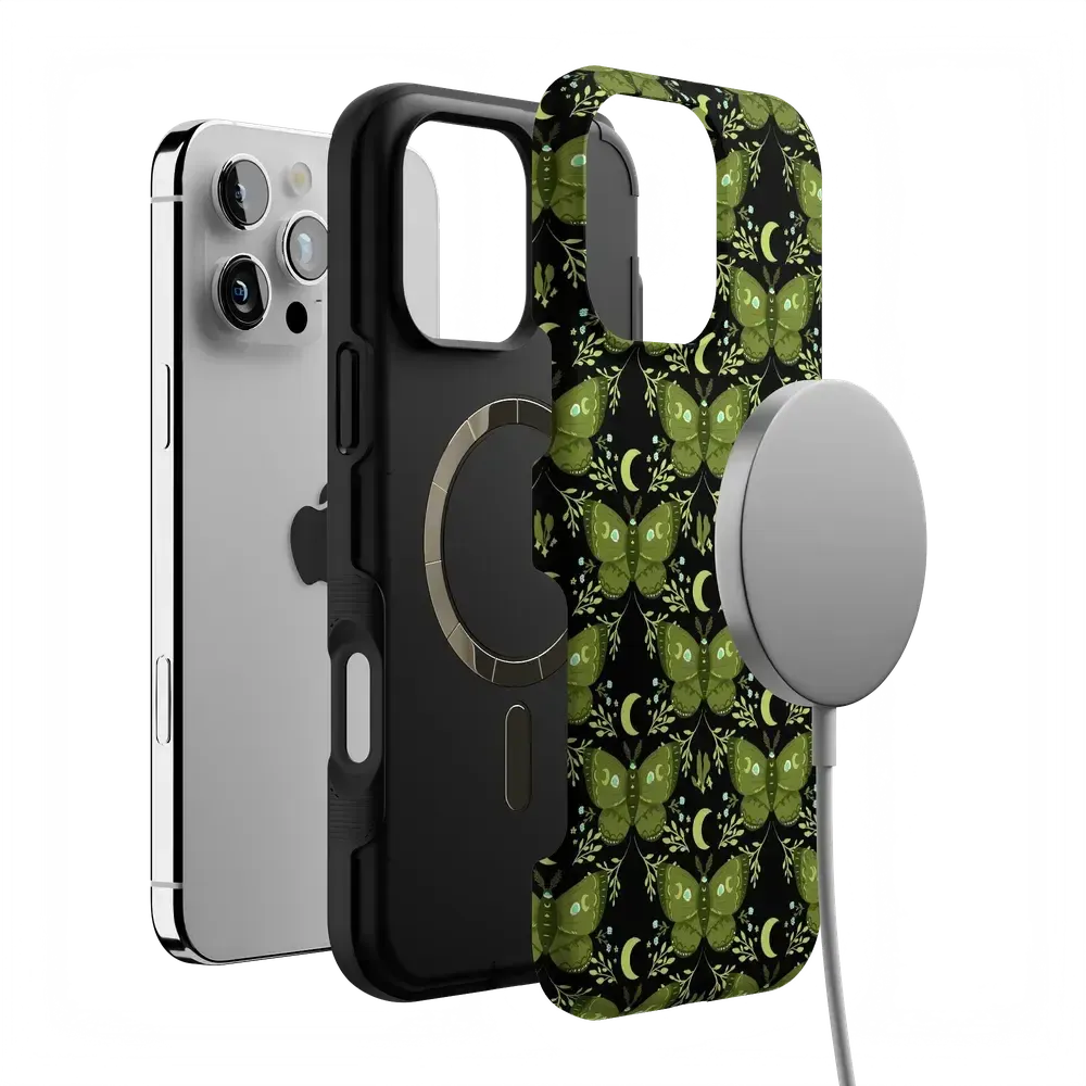 Mystic Moths | Green Twilight Case - Bansusa