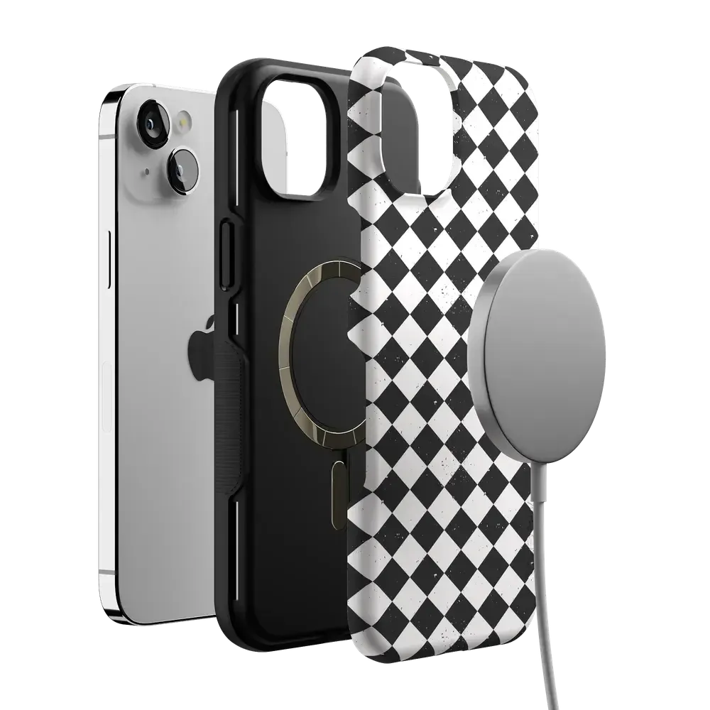 Salem's Hex | Black & White Checkered Case - Bansusa