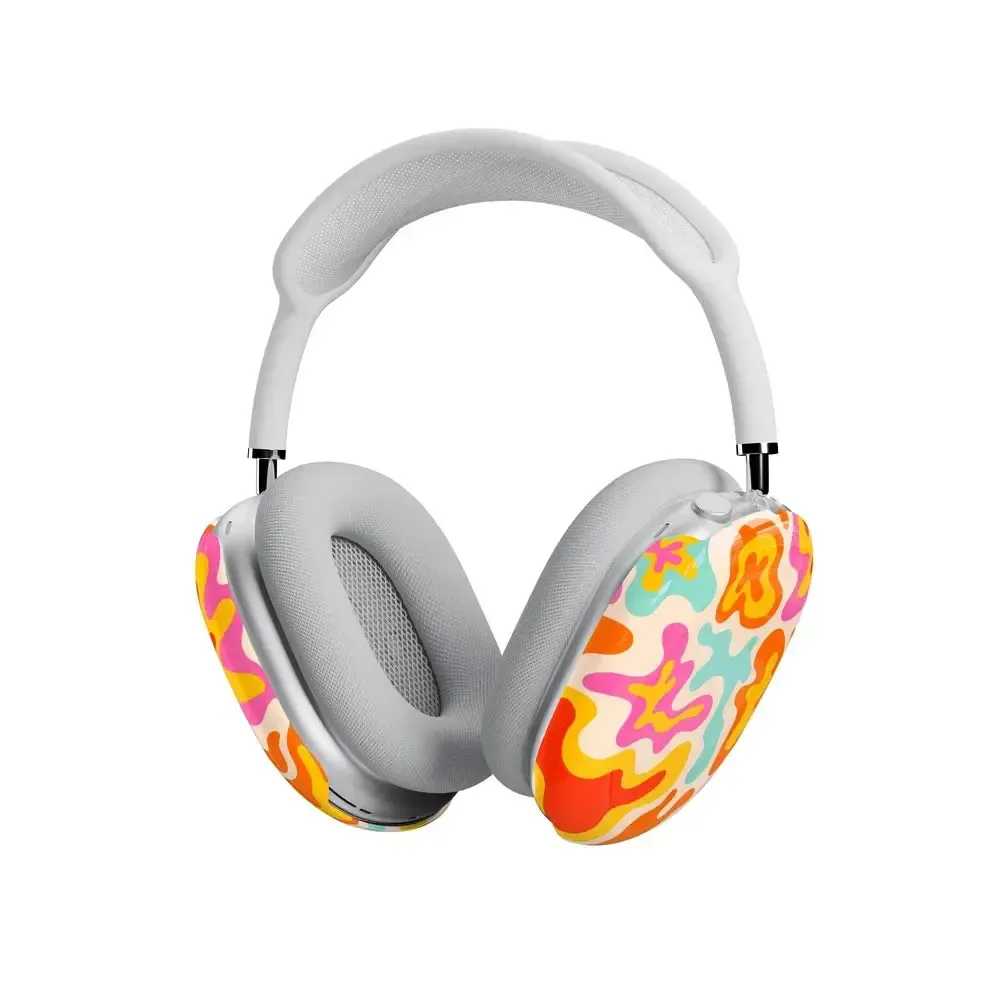 Tropical Color Splash | Abstract Retro AirPods Max Case - Bansusa