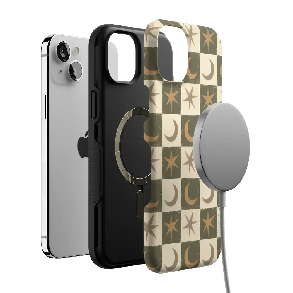 Mystic Moonstar | Green Celestial Case - Bansusa