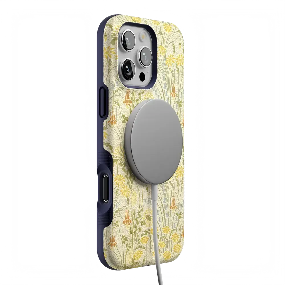 Boho Blooms | Golden Floral Case - Bansusa