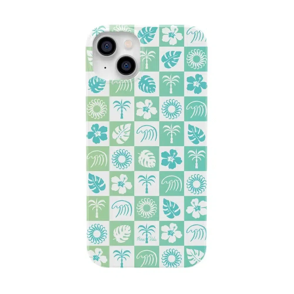 Coastal Checkers | Pura Vida Case - Bansusa