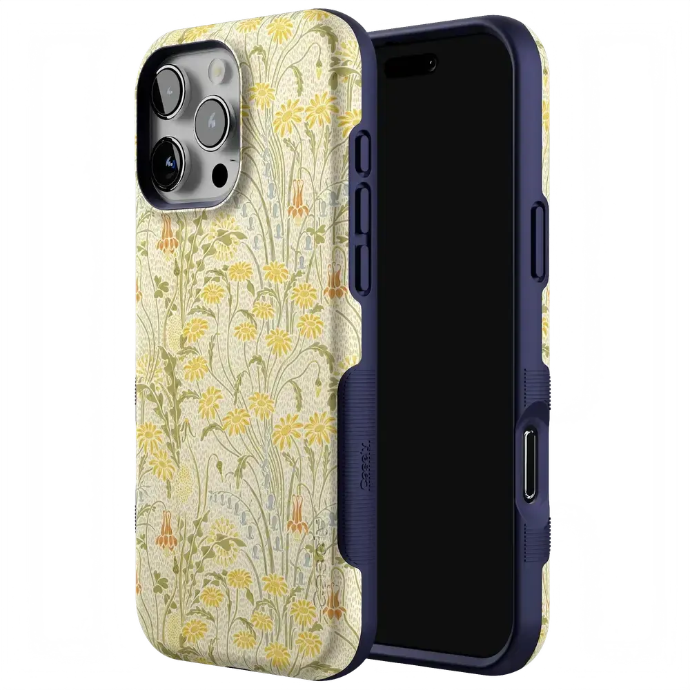 Boho Blooms | Golden Floral Case - Bansusa