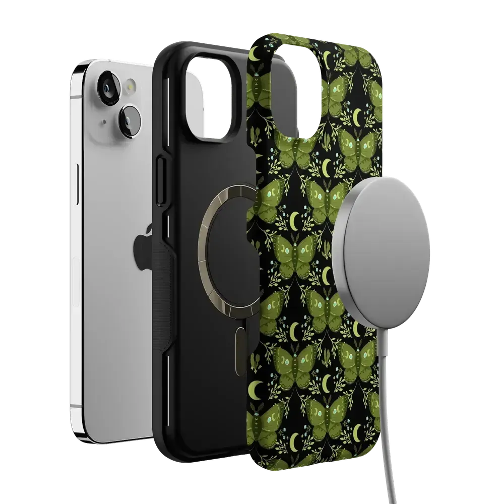 Mystic Moths | Green Twilight Case - Bansusa