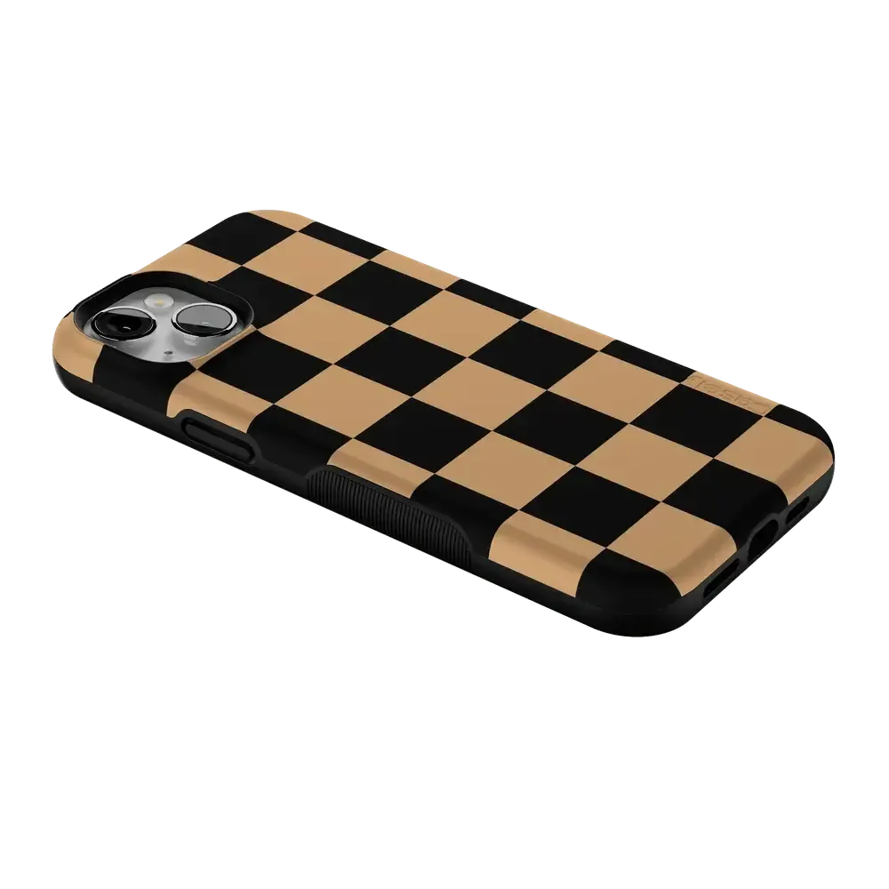 Fit Check | Black & Brown Checkerboard Case - Bansusa
