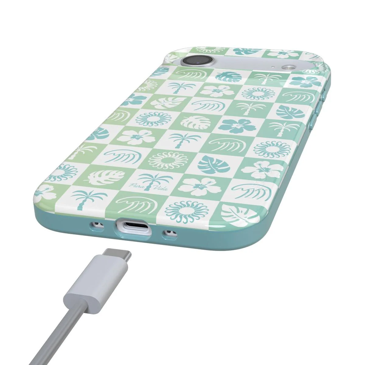 Coastal Checkers | Pura Vida Case - Bansusa