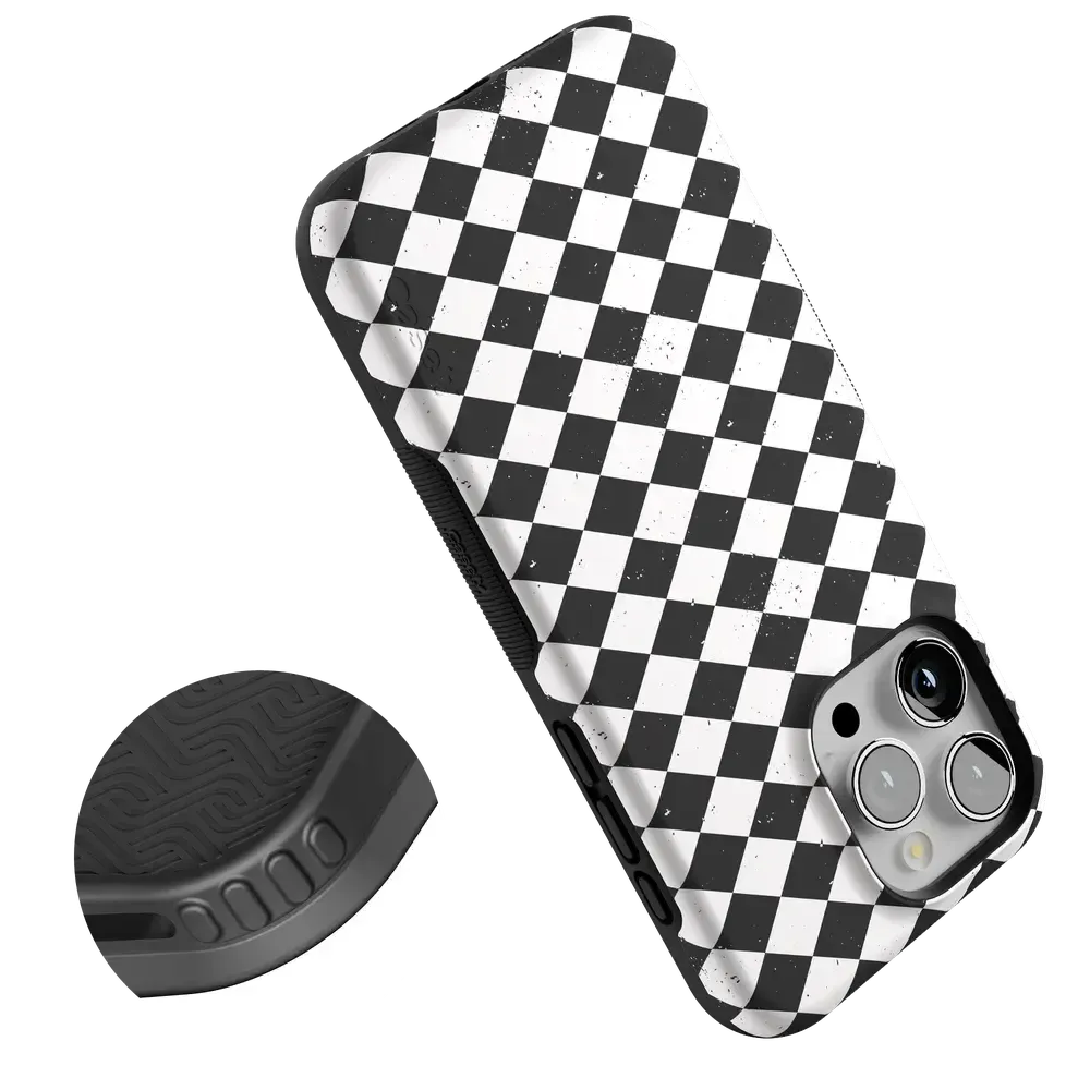 Salem's Hex | Black & White Checkered Case - Bansusa
