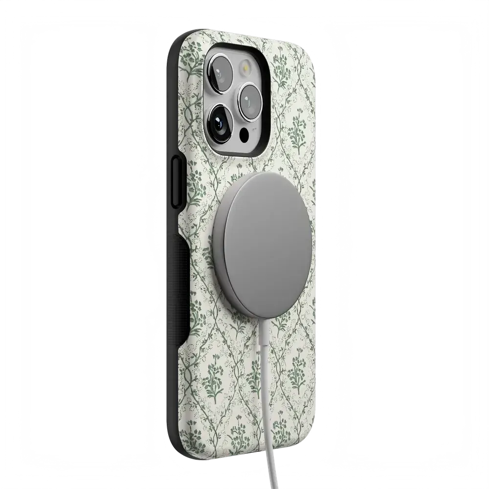Sage Tapestry | Floral Vines Case - Bansusa