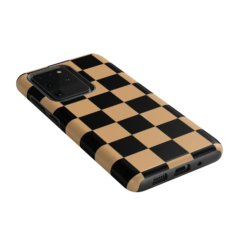 Fit Check | Black & Brown Checkerboard Case - Bansusa