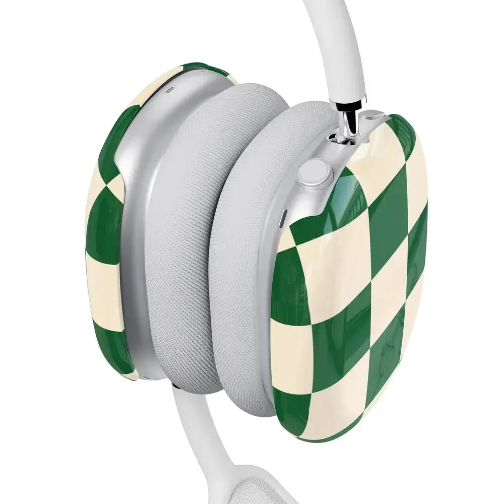 Fit Check | Green Checkerboard AirPods Max Case - Bansusa
