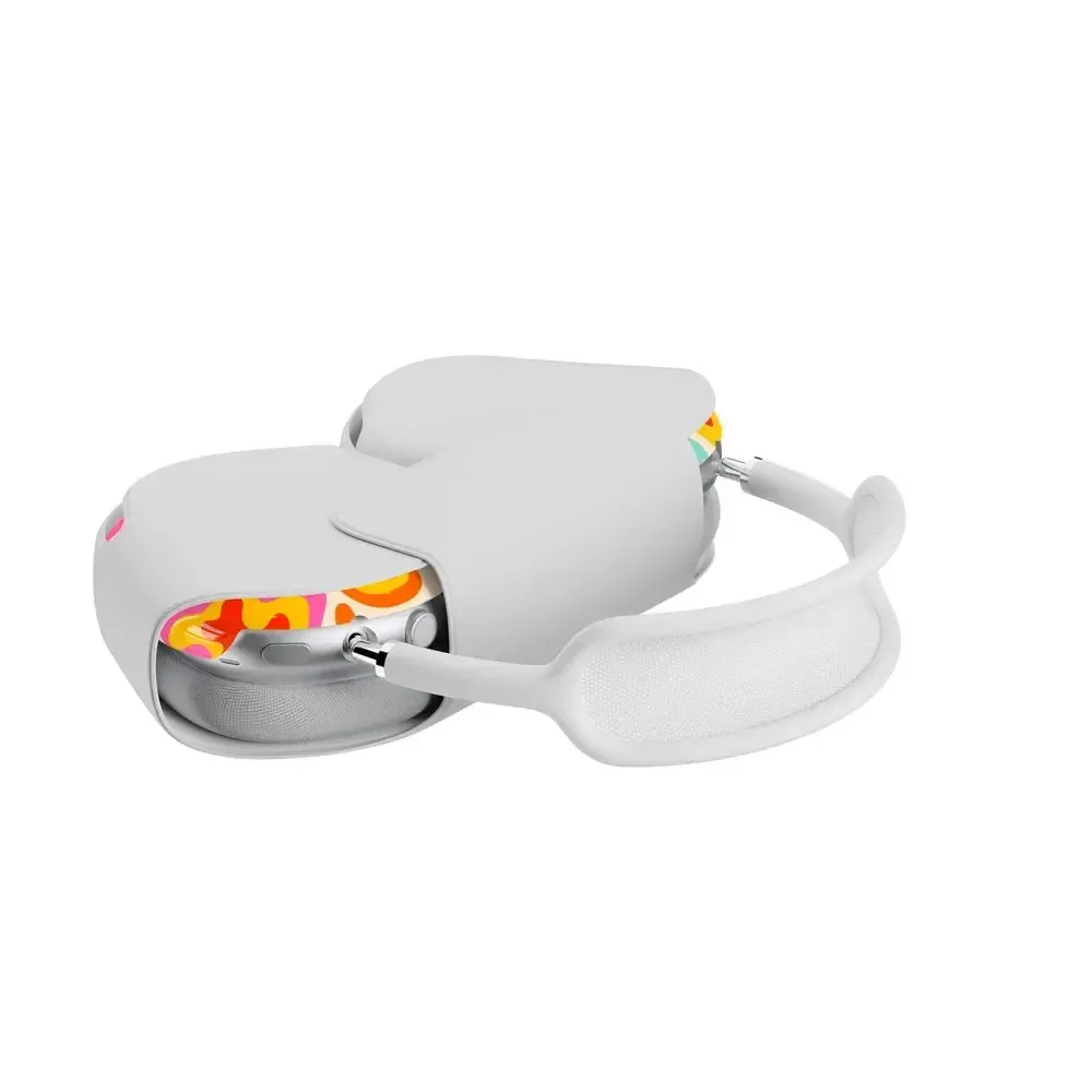 Tropical Color Splash | Abstract Retro AirPods Max Case - Bansusa