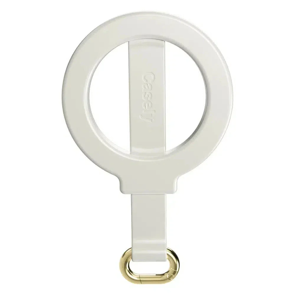 MagRing+ | Bone White Magnetic Adjustable Phone Ring with Keychain - Bansusa