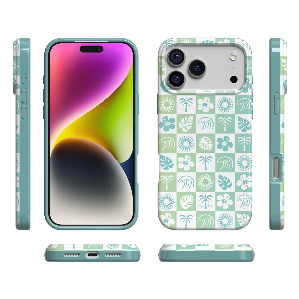 Coastal Checkers | Pura Vida Case - Bansusa