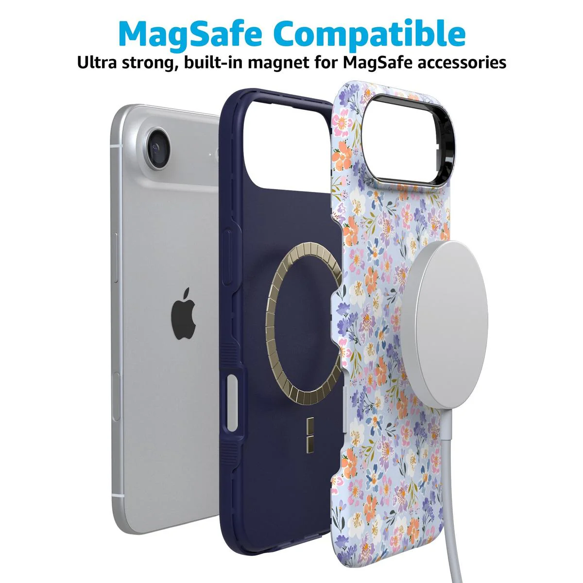 Poppy Meadows | Pastel Floral Case - Bansusa