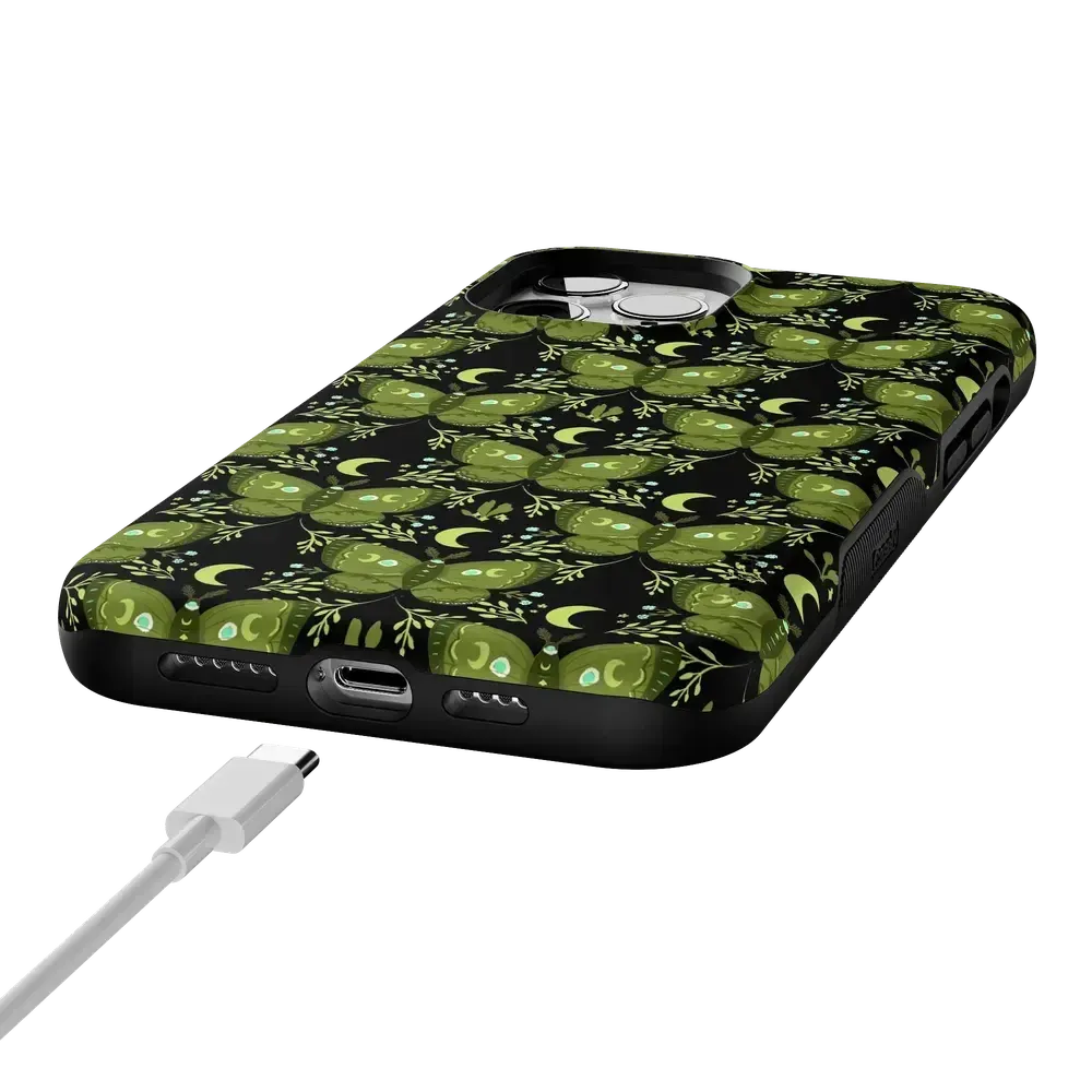 Mystic Moths | Green Twilight Case - Bansusa