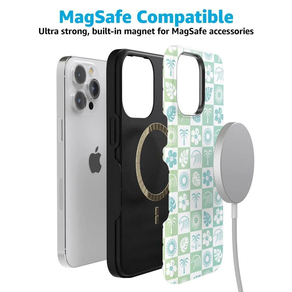 Coastal Checkers | Pura Vida Case - Bansusa