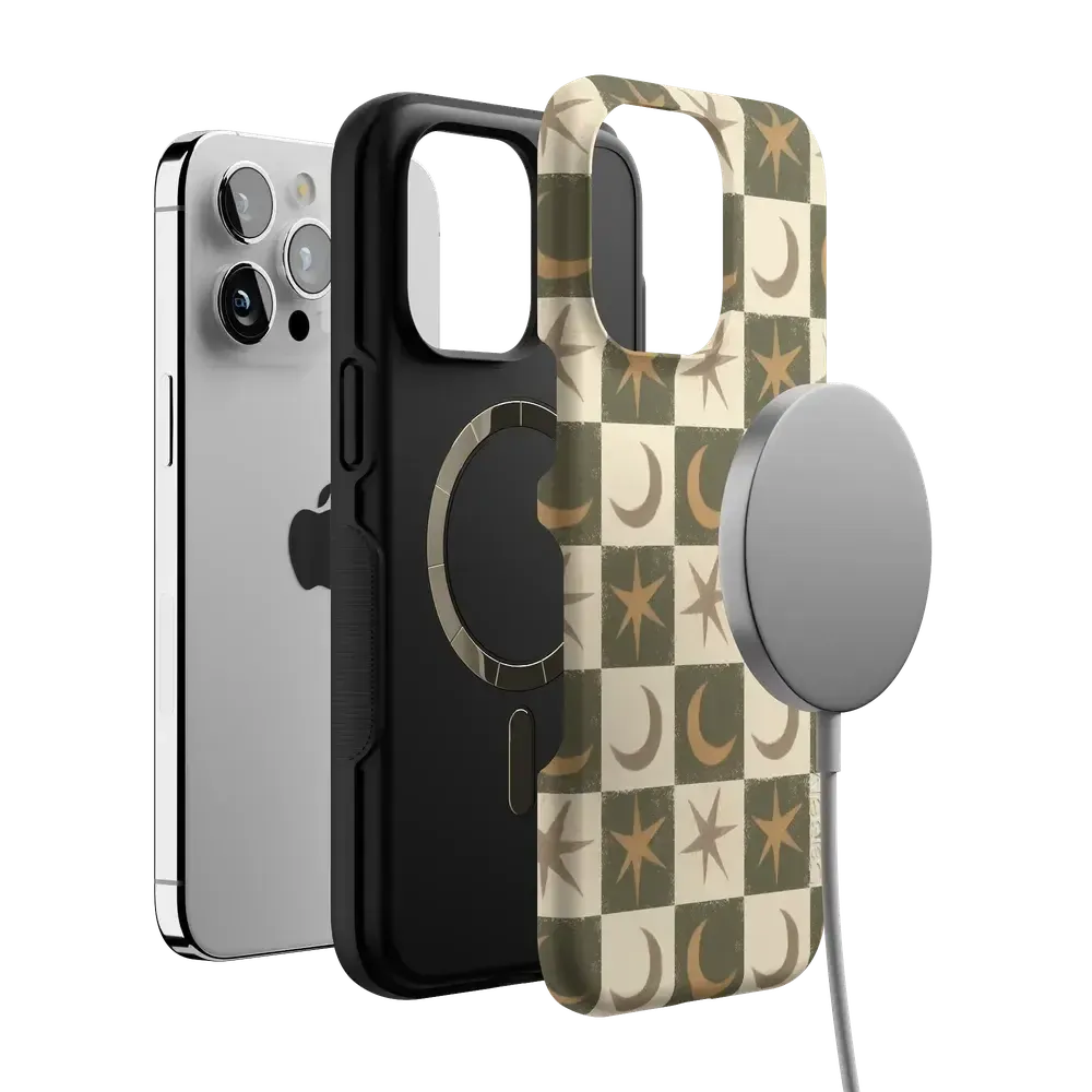 Mystic Moonstar | Green Celestial Case - Bansusa