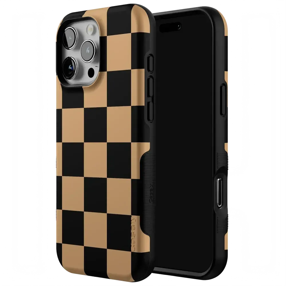 Fit Check | Black & Brown Checkerboard Case - Bansusa
