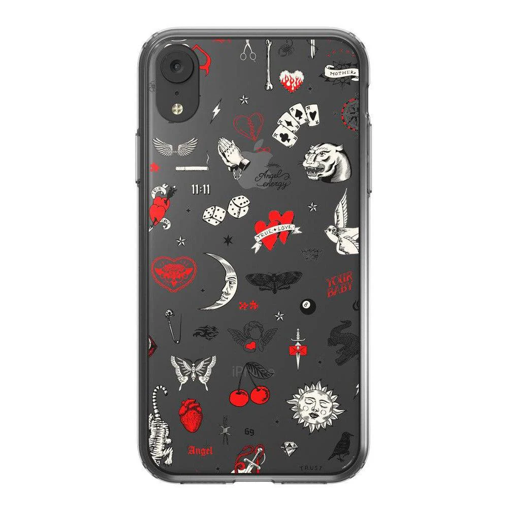 Not a Phase | Clear Flash Tattoo Case - Bansusa