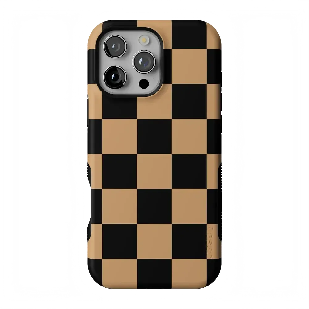 Fit Check | Black & Brown Checkerboard Case - Bansusa