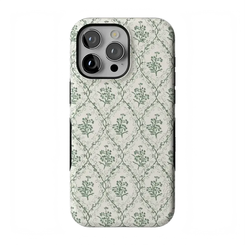 Sage Tapestry | Floral Vines Case - Bansusa