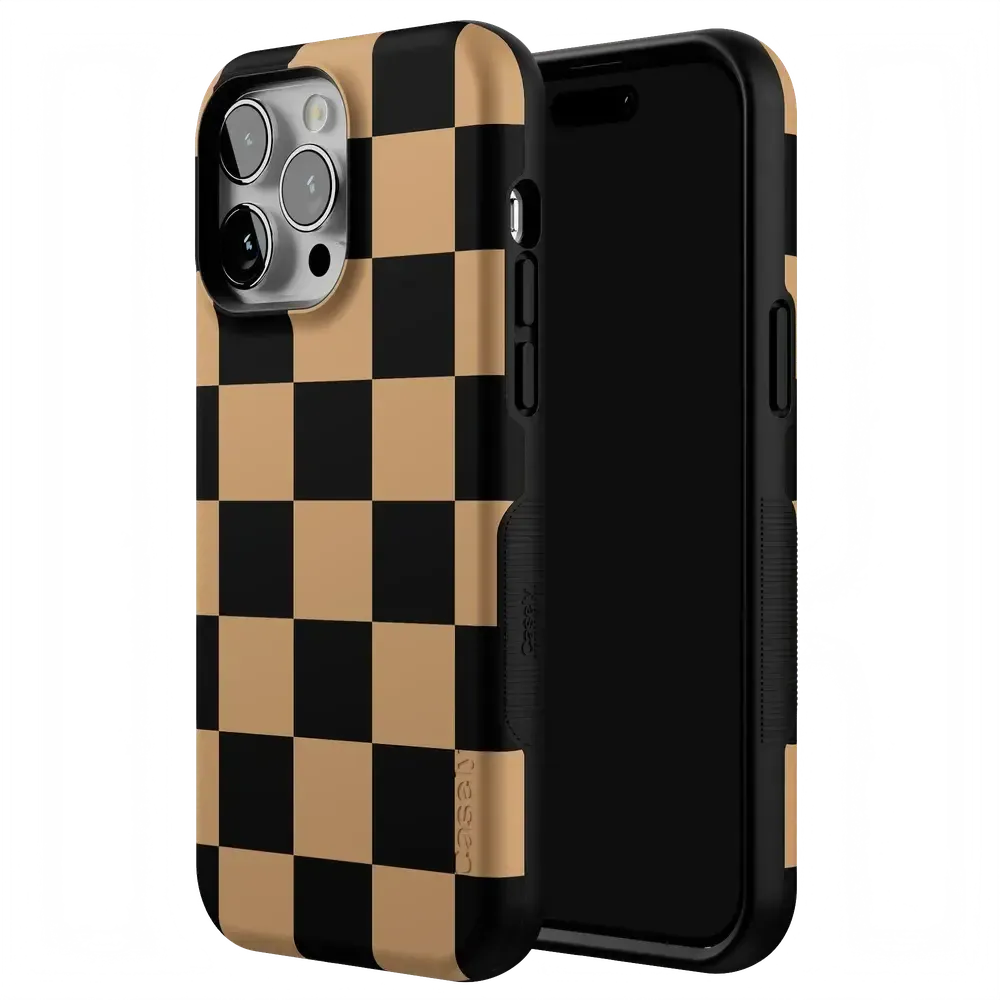 Fit Check | Black & Brown Checkerboard Case - Bansusa