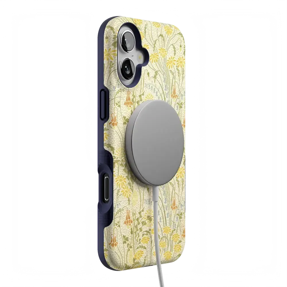 Boho Blooms | Golden Floral Case - Bansusa